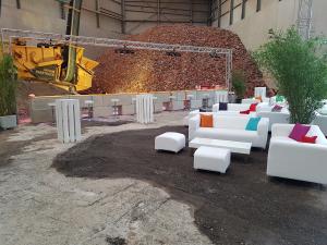 Holzplanken Stehkube mittel 5